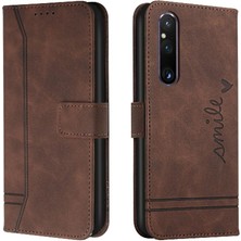 BDT Boutique Sony Xperia 1 V Manyetik Kapatma Flip Folio Cüzdan Pu Kart Için Telefon Kılıfı (Yurt Dışından)