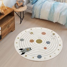 Homefesto Halı Kilim Dekoratif Özel Tasarım Yıkanabilir,ince, Kaymaz Tabanlı, Modern Çocuk Halısı