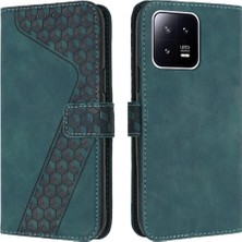 BDT Boutique Telefon Kılıfı Için Xiaomi 13 Kart Yuvaları Kapak Kickstand Manyetik Flip Folio (Yurt Dışından)