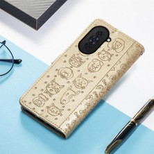 BDT Boutique Huawei Nova 10 Pro Için Kılıf Kapak Çevirin Karikatür Hayvanlar Darbeye Kısa (Yurt Dışından)