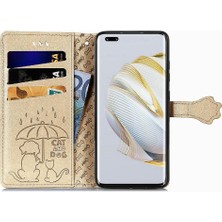 BDT Boutique Huawei Nova 10 Pro Için Kılıf Kapak Çevirin Karikatür Hayvanlar Darbeye Kısa (Yurt Dışından)