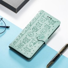 BDT Boutique Infinix Not 10 Karikatür Hayvanlar Için Kılıf Kısa Kayış Darbeye Flip Case (Yurt Dışından)