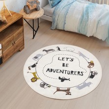 Homefesto Halı Kilim Dekoratif Özel Tasarım Yıkanabilir,ince, Kaymaz Tabanlı, Modern Çocuk Halısı
