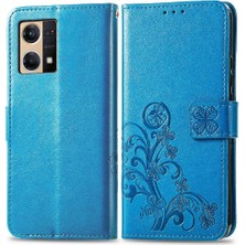 BDT Boutique Oppo Case 7 4g Için Kılıf Kapak Çevirin Kılıf Dört Yapraklı Yonca Zarif (Yurt Dışından)