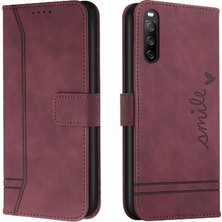 BDT Boutique Sony Xperia 10 V El Kayışı Için Telefon Kılıfı Manyetik Kapatma Flip Folio Pu (Yurt Dışından)