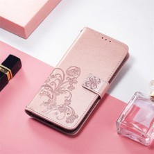 BDT Boutique Vivo V21 Flip Kapak Için Kılıf Kısa Kayış Deri Kılıf Zarif Iş (Yurt Dışından)