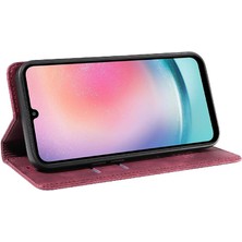 BDT Boutique Samsung Galaxy A24 4g Için Kılıf Folio Cüzdan Koruyucu Pu Deri Manyetik (Yurt Dışından)