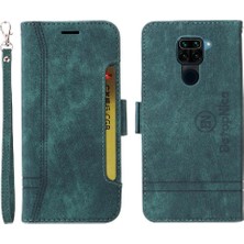 BDT Boutique Xiaomi Redmi Not 9 Için Kılıf Tpu Deri Manyetik Kart Yuvaları Cüzdan Çevirin (Yurt Dışından)