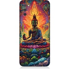 Teknomeg Samsung Galaxy A03S Uyumlu Budist Buda Heykel Desenli Silikon Kılıf