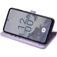 BDT Market Nokia X30 Için Kılıf Deri Kılıf Kapak Kapak Kısa Kayış Darbeye Karikatür (Yurt Dışından)