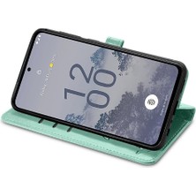 BDT Market Nokia X30 Için Kılıf Deri Kılıf Kapak Kapak Kısa Kayış Darbeye Karikatür (Yurt Dışından)