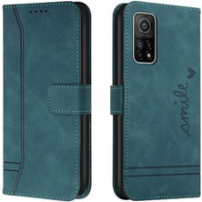 BDT Market Telefon Kılıfı Için Xiaomi 10T/10T Pro Pu Deri Flip Folio Cüzdan Kart Yuvaları (Yurt Dışından)