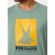 Helly Hansen Hp Race Graphic Erkek Yeşil T-Shirt 34419-489