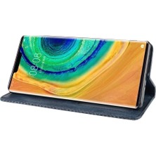 BDT Market Huawei Mate 30 Pro Için Kılıf Manyetik Kapatma Cüzdan Pu Deri (Yurt Dışından)