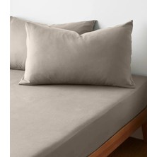 Sabia %100 Pamuk 62 Tel (155 TC) Okotex Sertifikalı 180x200 cm Battal Boy Lastikli Çarşaf Seti