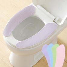 DouranShop Pembe Tarzı 2104 Tuvalet Minderi Dört Mevsim Ev Yastık Evrensel Su Geçirmez Macun Peluş Tuvalet Yapışkan Mat Yapışkanlı Tuvalet Etiketi (Yurt Dışından)