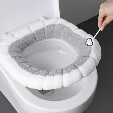 DouranShop No.3 Tarzı Kış Sıcak Yumuşak Yıkanabilir Closestool Mat Koltuk Kılıfı Tuvalet Kapağı Pedi Bide Kapağı Banyo Aksesuarları Kalınlaşmak Klozet Kapağı Mat (Yurt Dışından)