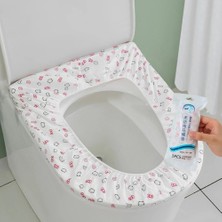 DouranShop Ondine Tarzı Taşınabilir Klozet Minderi Çift Su Geçirmez ve Nem Geçirmez Evrensel Büyük Boy Etkili Yalıtımlı Tuvalet Kapağı (Yurt Dışından)