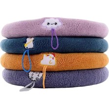 DouranShop Sarı Tarzı Su Geçirmez Banyo Tuvalet Kapağı Viskoz Koltuk Minderi O-Şekilli Klozet Klozet Kapağı Isıtıcı Aksesuarları Yumuşak ve Su Geçirmez (Yurt Dışından)