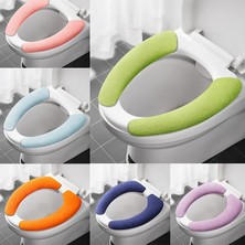 DouranShop G Tarzı 1 Çift Tuvalet Etiketi Klozet Kapağı Yıkanabilir Klozet Kapağı Kendinden Yapışkanlı Yeniden Kullanılabilir Klozet Kapağı Pedi Banyo Paspas Klozet Kapağı (Yurt Dışından)