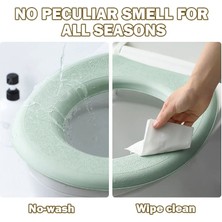 DouranShop G Tarzı Su Geçirmez Klozet Kapağı Mat Kış Sıcak Yumuşak Yıkanabilir Closestool Mat Kılıfı Tuvalet Kapağı Pedi Bide Kapağı Banyo Aksesuarları (Yurt Dışından)