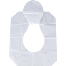 DouranShop 10 Adet Tarzı Toplu Tek Kullanımlık Klozet Kapağı 100% Su Geçirmez Taşınabilir Güvenli Seyahat Banyo Tuvalet Kağıdı Pedi Banyo Aksesuarı (Yurt Dışından)