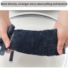 DouranShop C Tarzı Evrensel Klozet Kapağı Örme Tuvalet Etiket Su Geçirmez Klozet Minderi Yıkanabilir Banyo Isıtıcı Tuvalet Kapağı Yastığı (Yurt Dışından)