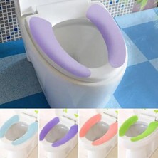 DouranShop Yeşil Tarzı Tuvalet Yıkanabilir Sağlık Yapışkan Tuvalet Paspas Koltuk Örtüsü Ped Ev Yeniden Kullanılabilir Yumuşak Klozet Kapağı (Yurt Dışından)