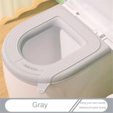 DouranShop Yeşil Tarzı Su Geçirmez Dört Mevsim Kafaları Banyo Peluş Banyo Isıtıcı Koltuk Çıtası Pad Kalınlaşmış Banyo Aksesuarları Yıkanabilir Eva (Yurt Dışından)