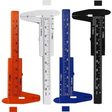Zining Shop Kırmızı Stil 80MM Mini Plastik Dijital Kumpas Karbon Fiber Kadran Sürmeli Kumpas Ölçer Pakometre Dijital Mikrometre Ölçme Araçları (Yurt Dışından)