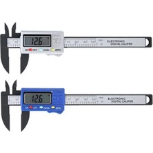 Zining Shop Mavi Stil LCD Dijital Elektronik Karbon Fiber Sürmeli Kumpas Ölçer Mikrometre LCD Dijital Elektronik Karbon Fiber Sürmeli Kumpas (Yurt Dışından)