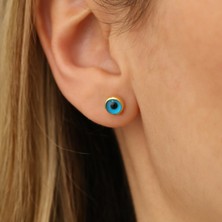 Nox Jewelry 925 Ayar Nazar Boncuklu Küpe