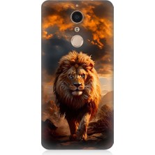 Teknomeg Casper Via G1 Plus Uyumlu Yırtıcı Aslan Kral Desenli Silikon Kılıf