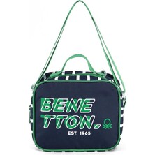 Benetton Laptop Bölmeli Okul Sırt Çantası 3 Bölmeli+Beslenme Çantası