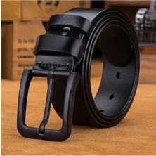 Shopiolog Erkek Suni Deri Kemer  Kot ve Kanvasa Uygun