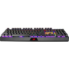 GameBooster G5R Defender Red Switch Rainbow Mekanik Klavye Türkçe Gaming Klavye Anti Ghosting Metal Kaplama