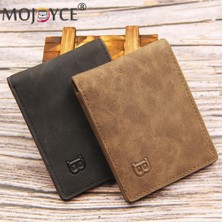 Concerto Beach Moda Erkek Harfler Desen Ince Cüzdan Taşınabilir Kabartma Mini Çanta Para Çantası ile Düz Renk Bifold Fermuar Kart Sahibinin (Yurt Dışından)