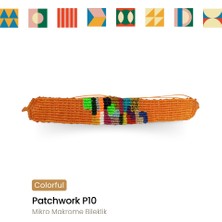 Pötikare Butik Atölye Patchwork P10 Mikro Makrome Bileklik