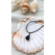 HD Marketim Gerdanlık Çakra Yoga Reiki Doğal Oniks Taşı Kadın Kolye