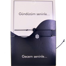X-lady Accessories Altın Renk Gündüz Gece  Arkadaş Şans Bilekliği - 2689
