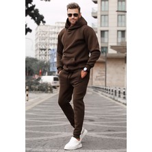 Yakamel Erkek3 Iplik Şardonlu Eşofman Takımı