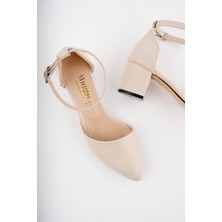 Muggo W0708 Garantili Kadın Klasik Günlük Tarz Şık ve Rahat Topuklu Ayakkabı