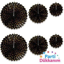 Parti Dükkanım 6'lı Paket Yılbaşı Simli Çam Ağacı Strafor Süs (10 cm) - Dekoratif Köpük Figür Seti - Masa & Ağaç Süsü