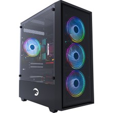 Gamepower Manta 4*120MM A-Rgb Fan Gaming Matx Kasa