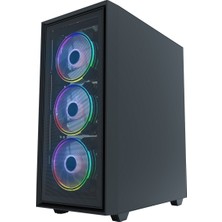 Gamepower Manta 4*120MM A-Rgb Fan Gaming Matx Kasa