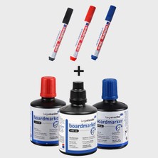 Edding 3 Lü Edding Tahta Kalemi+3 Lü Tahta Kalemi Mürekkebi