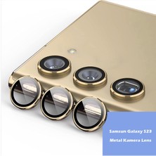 Newface Samsung Galaxy S23 Metal Kamera Lens - Gold 327107