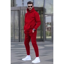 Yakamel Erkek 3 Iplik Şardonlu Eşofman Takımı