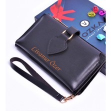 Ozka Leather Collection Siyah Maça Model Trend Kadın Cüzdanı