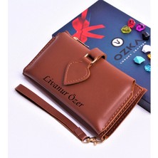 Ozka Leather Collection Taba Maça Model Trend Kadın Cüzdanı - Anahtarlık Hediyeli!
